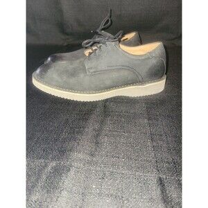 Florsheim Navigator Oxford Black Nubuck Leather 9.5 Wide EUC